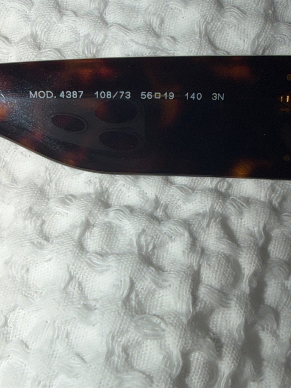 Versace Tortoiseshell Cat-Eye Sunglasses with Brown Lenses - Picture 9 of 9